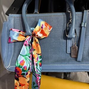 Coach Vintage Denim Blue Bonnie’s Legacy!Satchel or Crossbody.